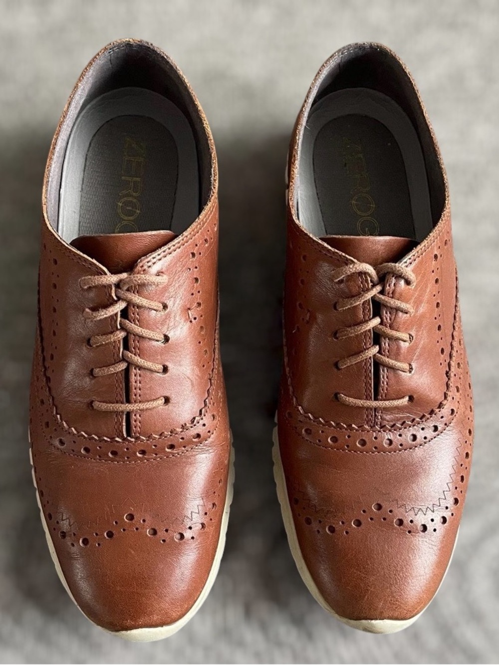 Cole Haan Women’s Oxford Shoes Brown Wingtip size 9